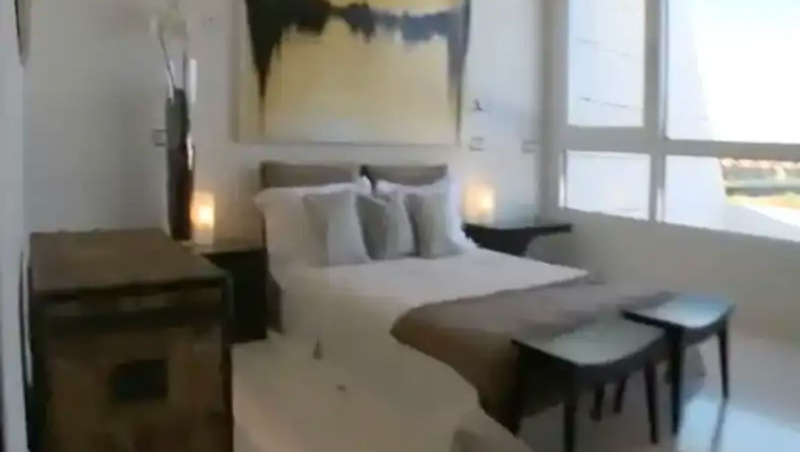 El dormitorio de la casa de Gonzalo Miró