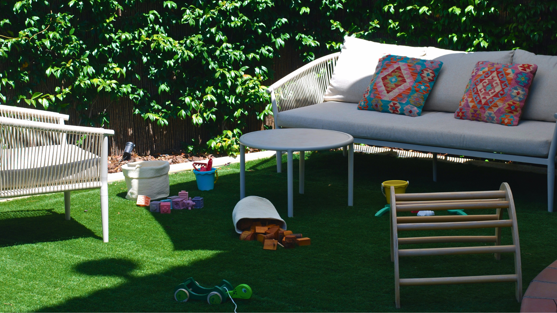 El jardín de 'Mi luna creciente'