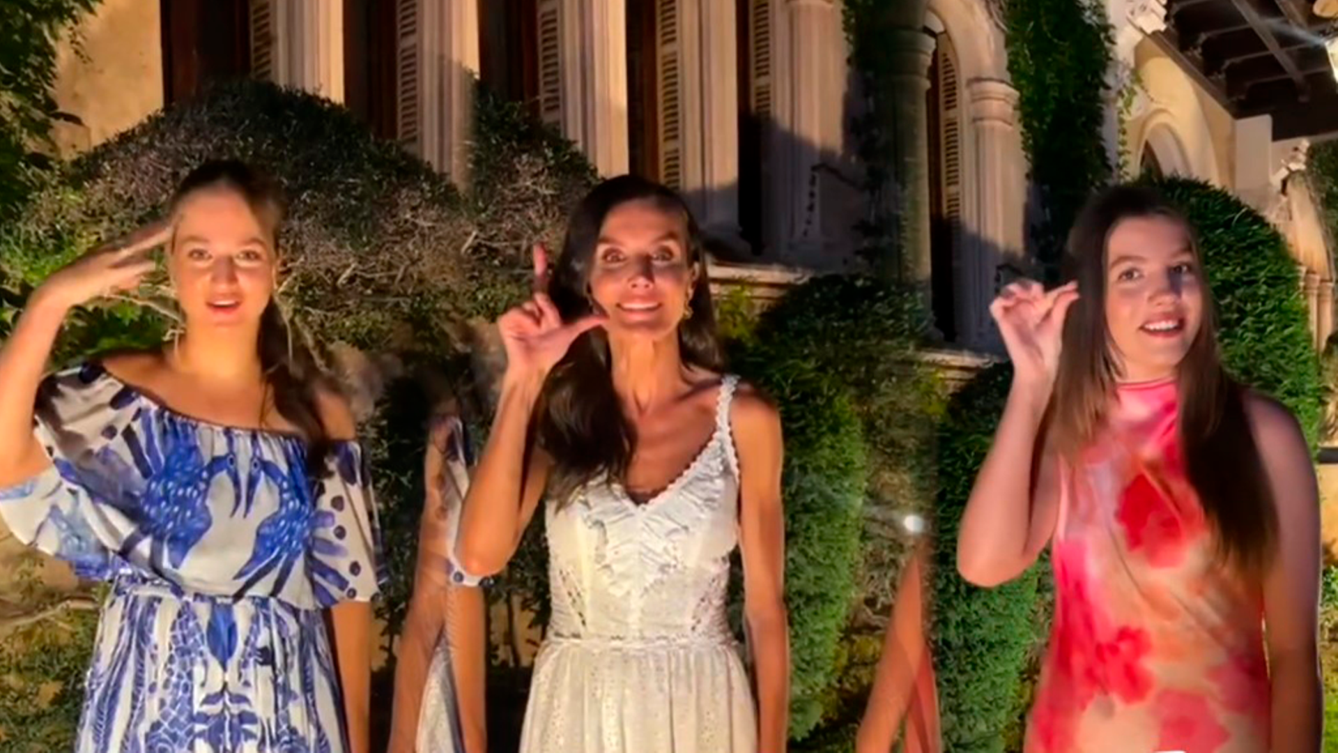 El signo personal de Letizia, Leonor y Sofía en el lenguaje de signos