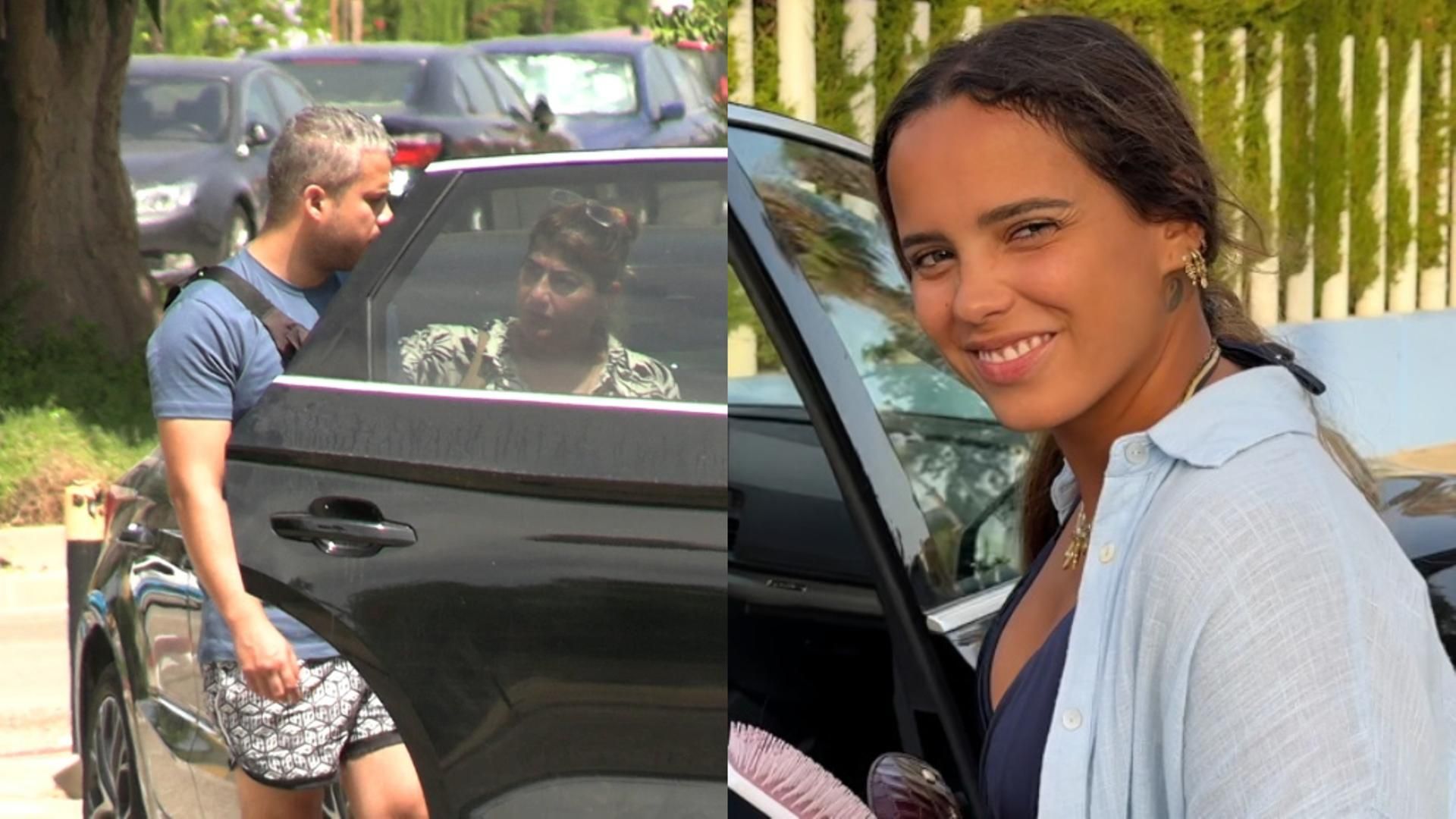 José Fernando y Gloria Camila durante sus vacaciones familiares