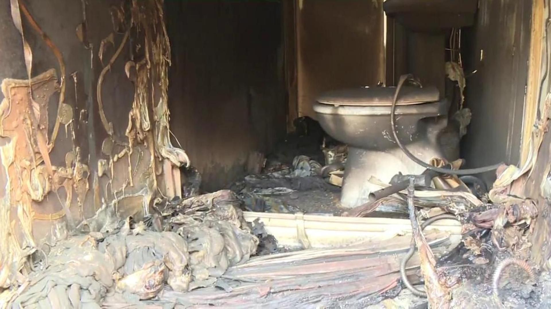 La desolación de Katia y Diego tras el incendio de Tafira: empezar de cero tras una vida calcinada