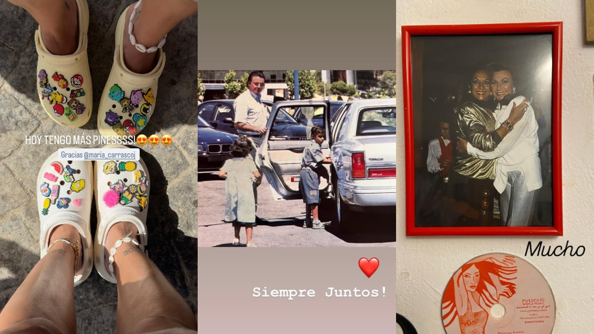 Las imágenes que ha compartido Gloria Camila durante sus vacaciones familiares