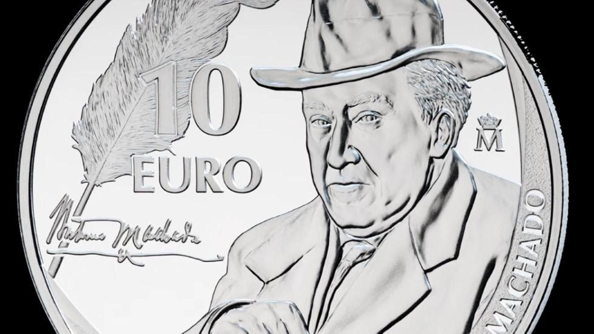 Moneda de Antonio Machado