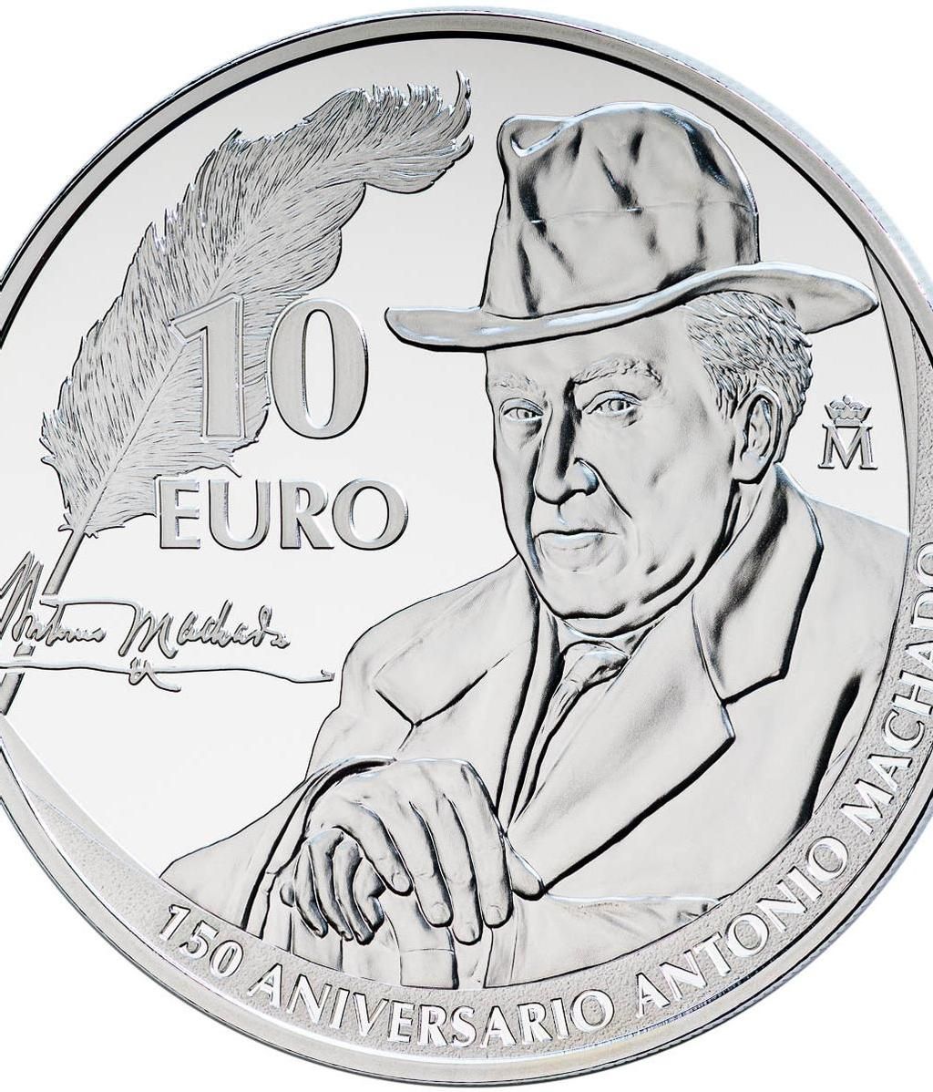 Moneda de Antonio Machado