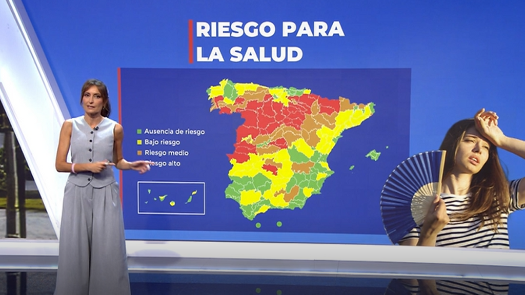 Sanidad elabora un mapa de alerta de riesgo por calor para la salud: especial amenaza en el centro y norte peninsular