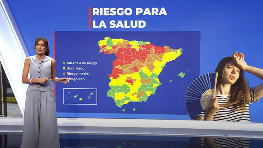 Sanidad elabora un mapa de alerta de riesgo por calor para la salud: especial amenaza en el centro y norte peninsular