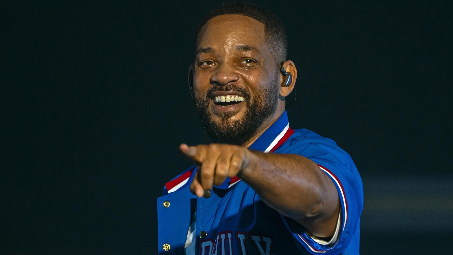 Will Smith durante su concierto en Starlite