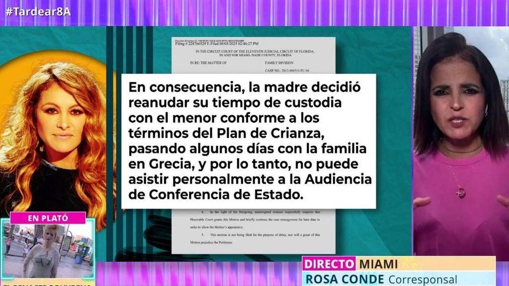 La razón por la que Paulina Rubio se ausentó en una cita judicial con Colate sobre la custodia de su hijo: "Se puede enfrentar a sanciones" Tardear 2025 Top Vídeos 2994
