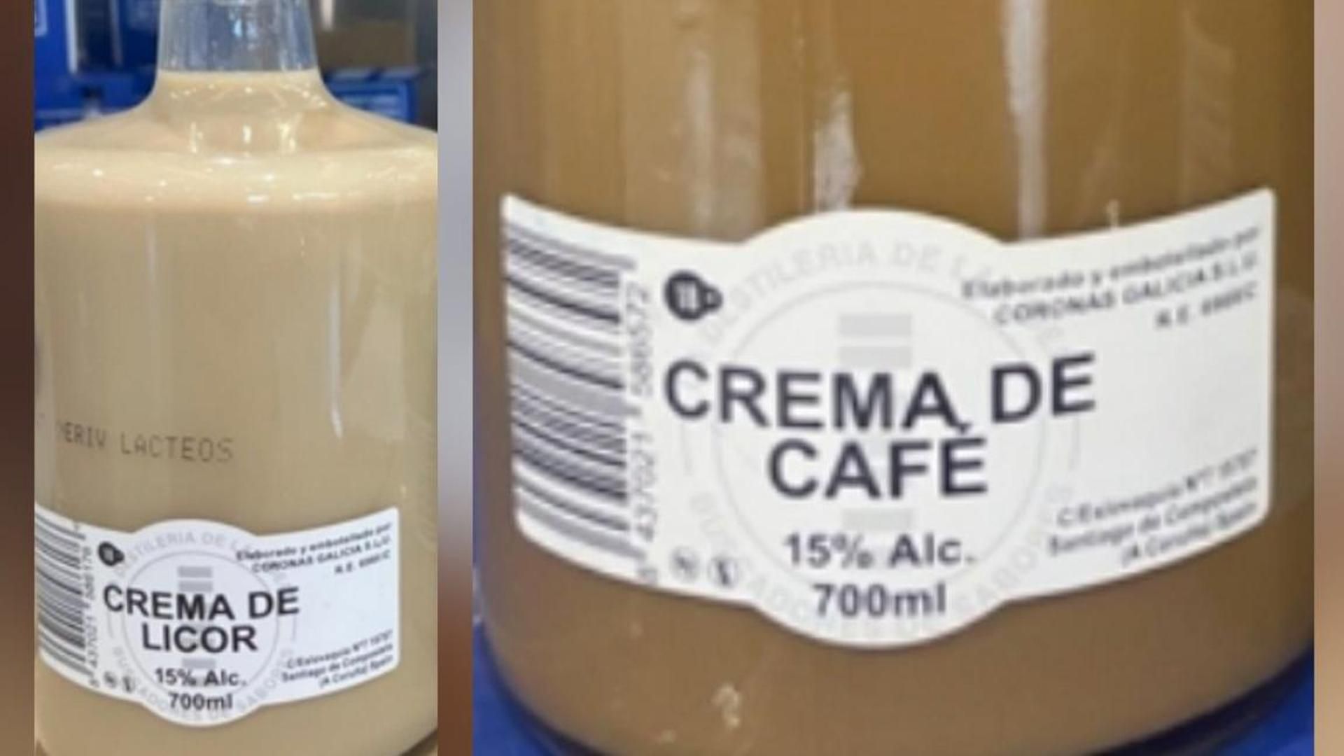 Consumo advierte a alérgicos de la presencia de lácteos no declarados en cremas de licores