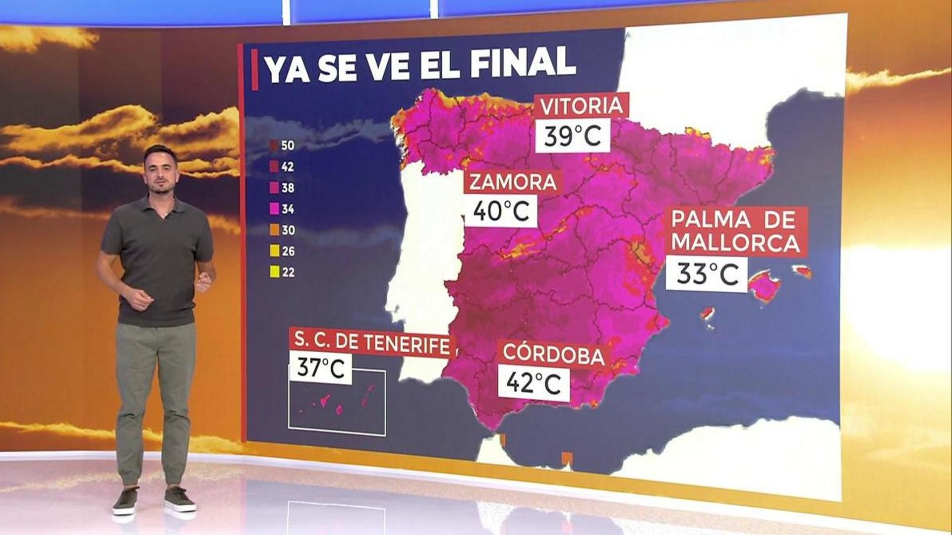La ola de calor continúa alargándose hasta la siguiente semana: las temperaturas seguirán aumentando