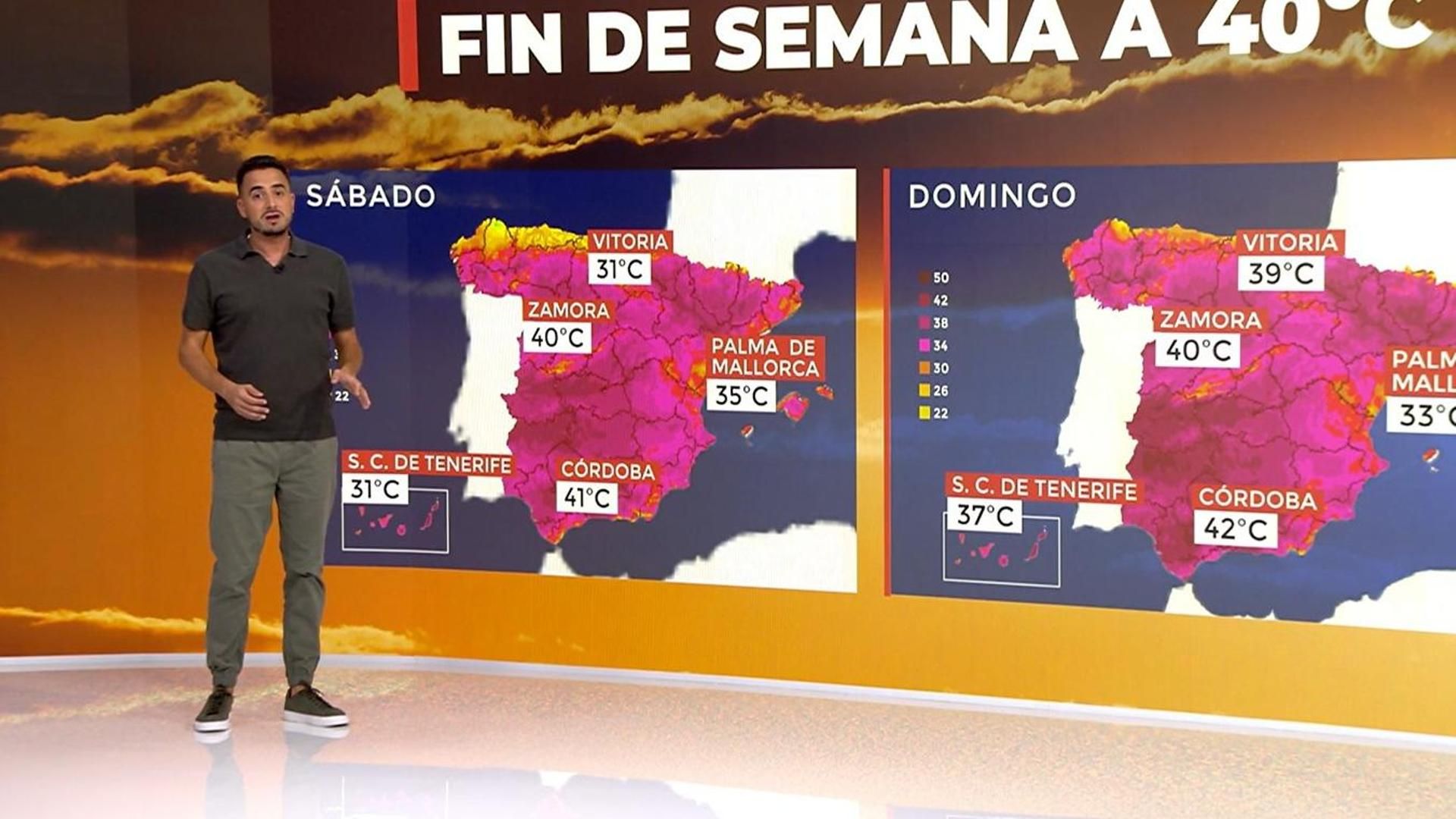 La quinta ola de calor más larga azota España mientras se preparan fuertes tormentas para el fin de semana
