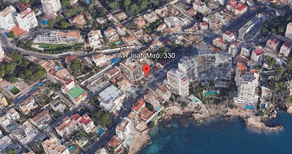 Lugar del atropello de Jaime Anglada