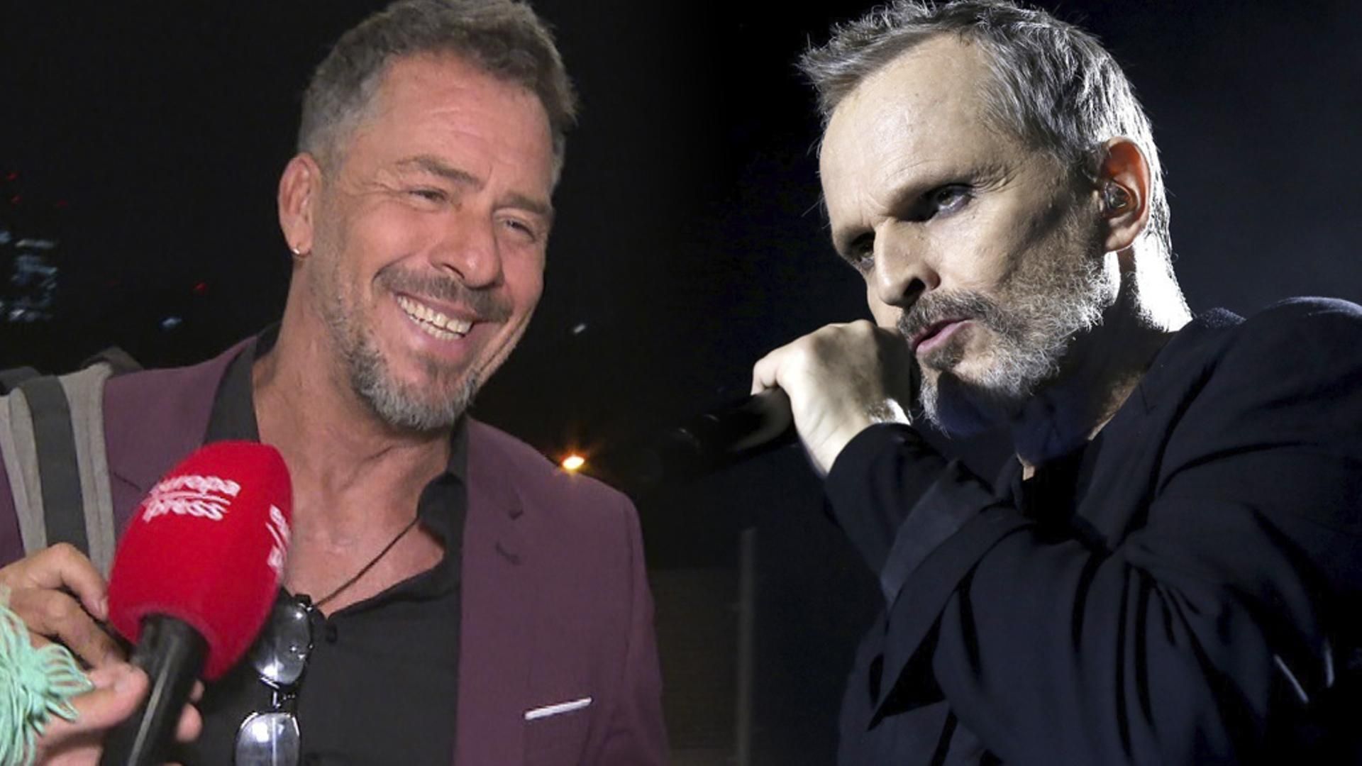 Nacho Palau y Miguel Bosé