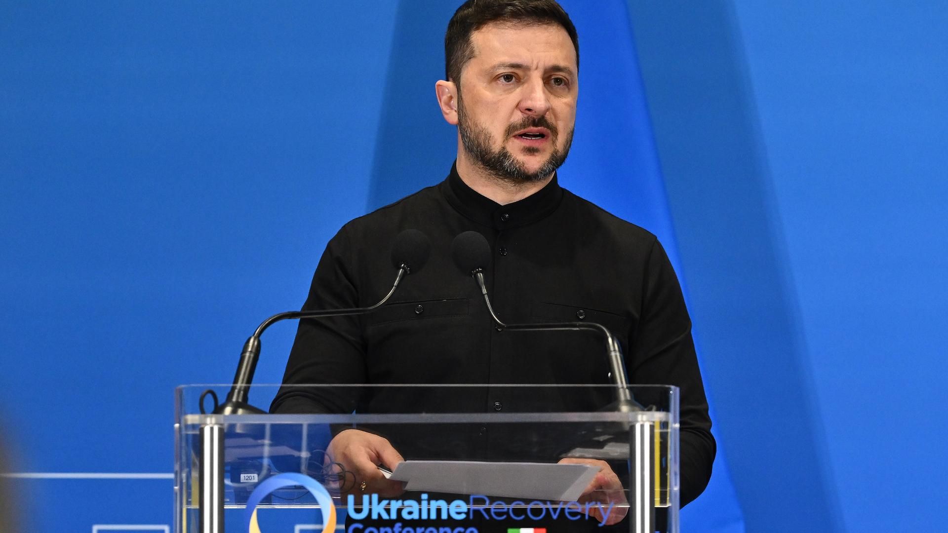 El presidente de Ucrania, Volodimir Zelenski