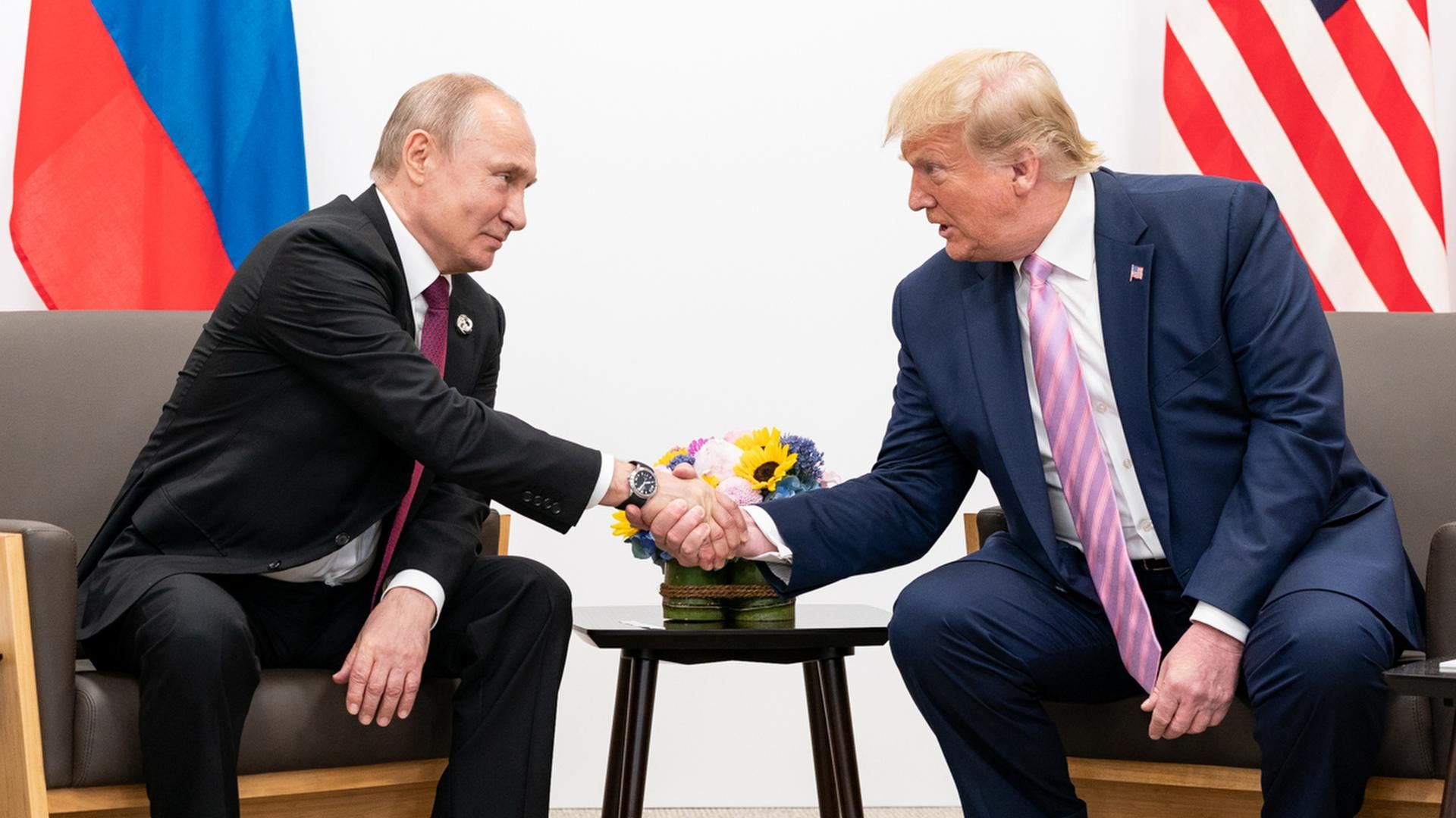 El presidente ruso, Vladimir Putin, y su homólogo estadounidense, Donald Trump, en una imagen de archivo
