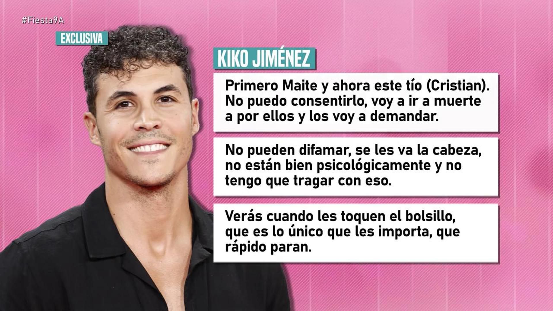 La razón por la que Kiko Jiménez no acude a 'Fiesta' y sus duras palabras hacia Maite y Cristian Fiesta 2025 Top Vídeos 761