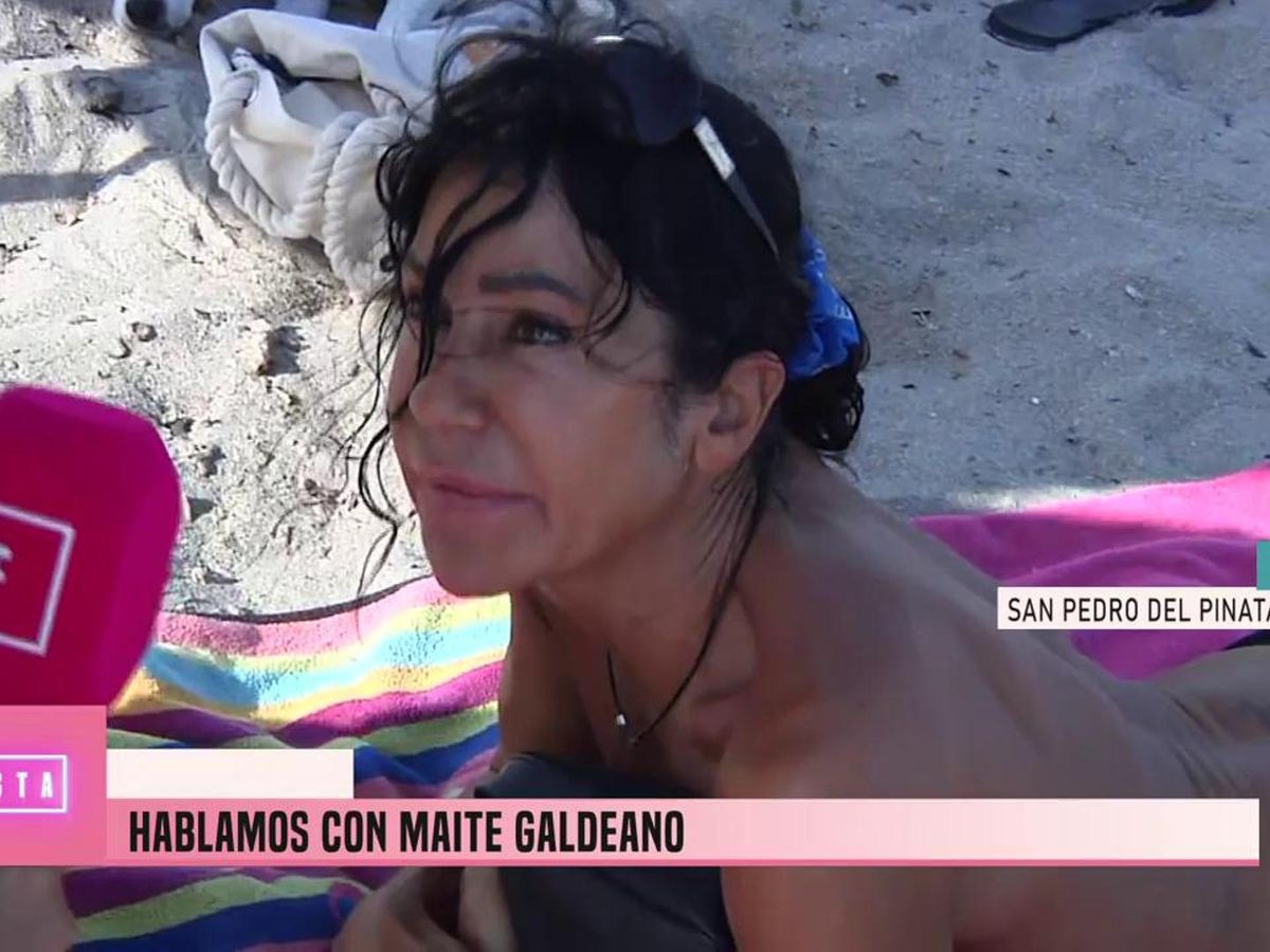 Maite Galdeano se pronuncia sobre el enfrentamiento de sus hijos Sofía y  Cristian