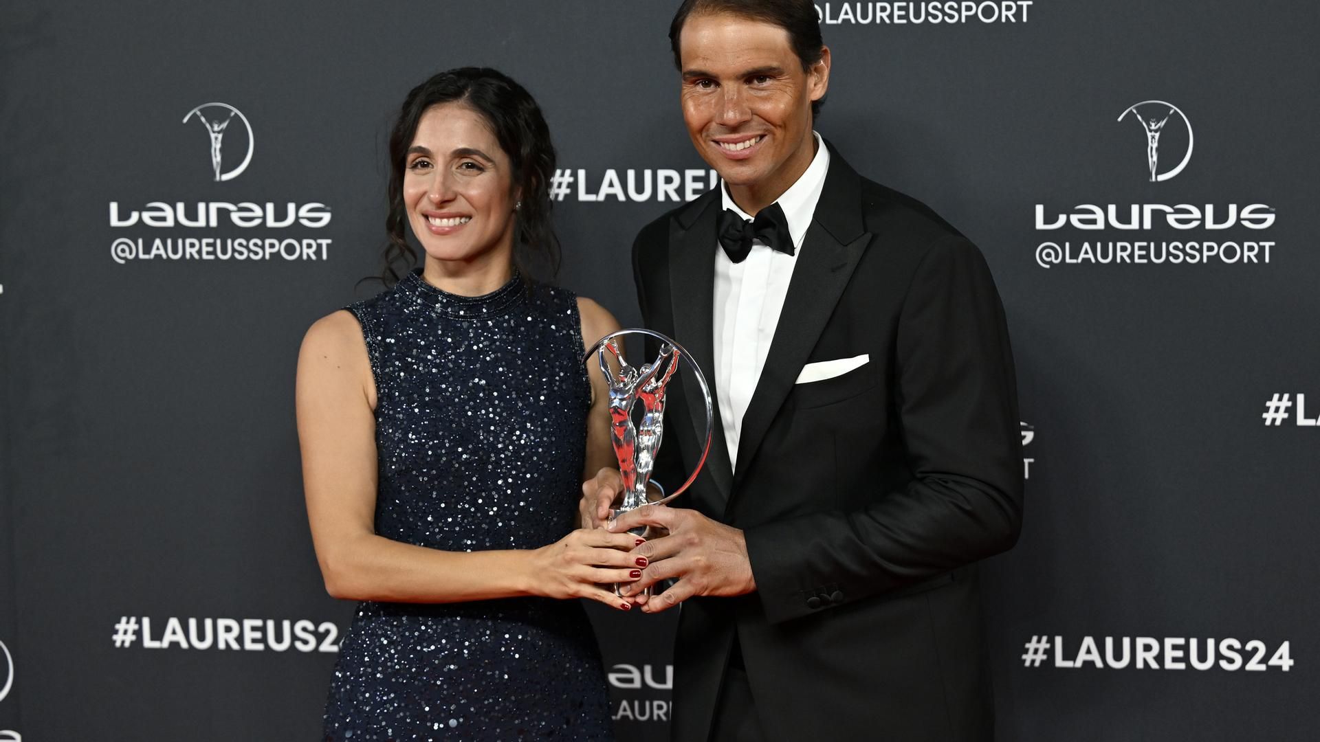 Rafa Nadal y Mery Perelló