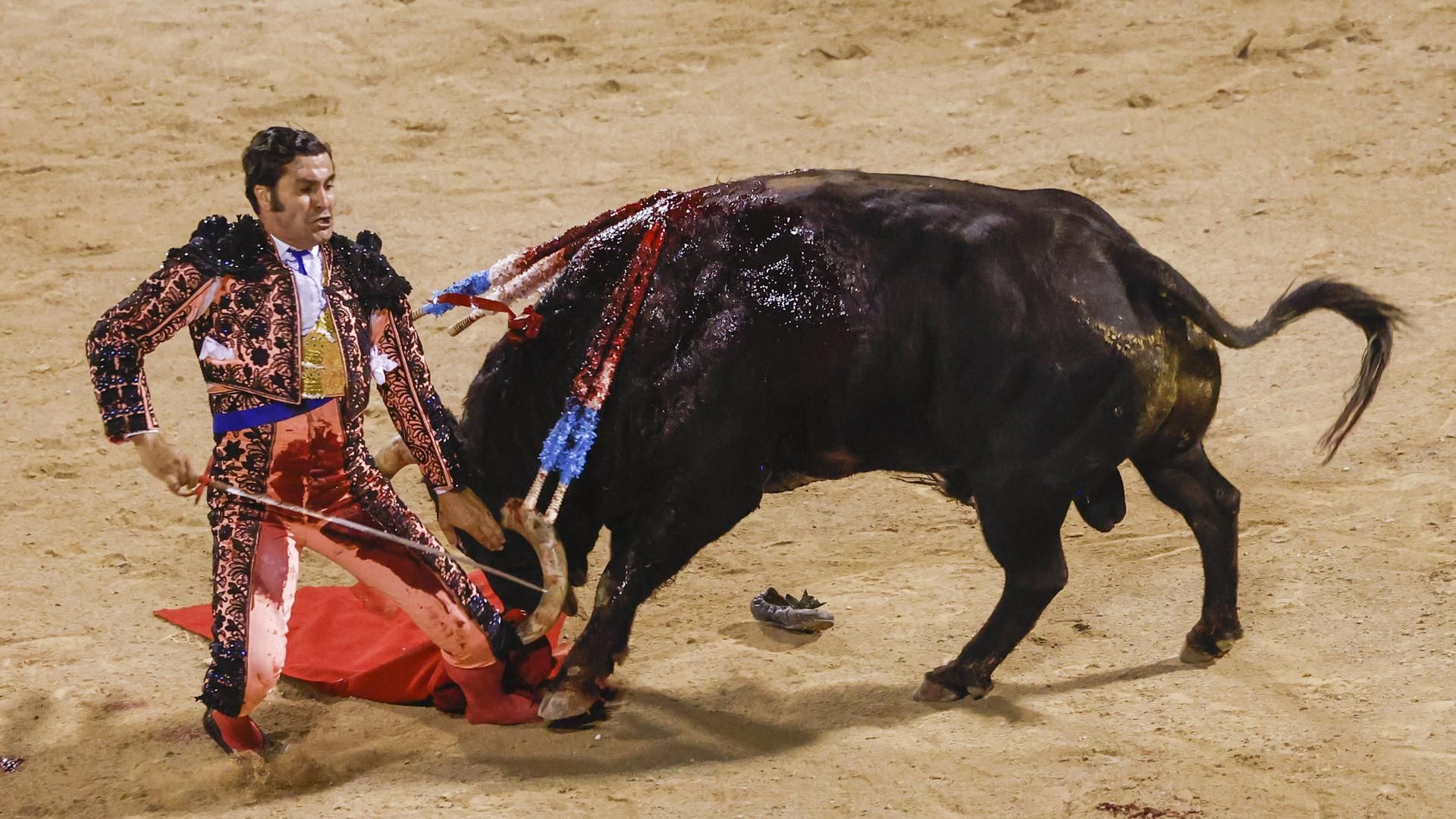 El diestro Morante de la Puebla en el Coliseo Balear, en Palma