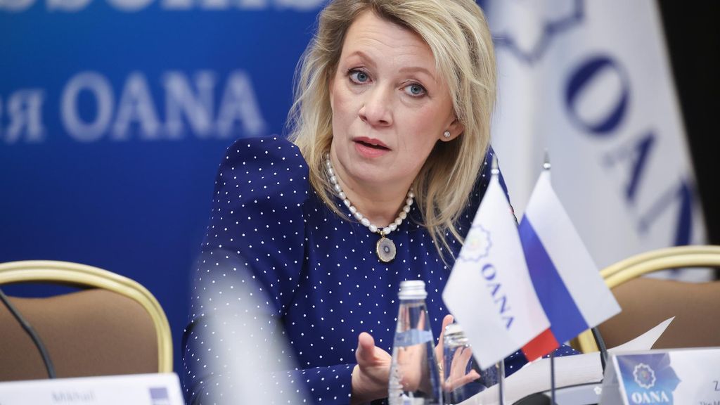 La portavoz del Ministerio de Exteriores de Rusia, Maria Zajarova