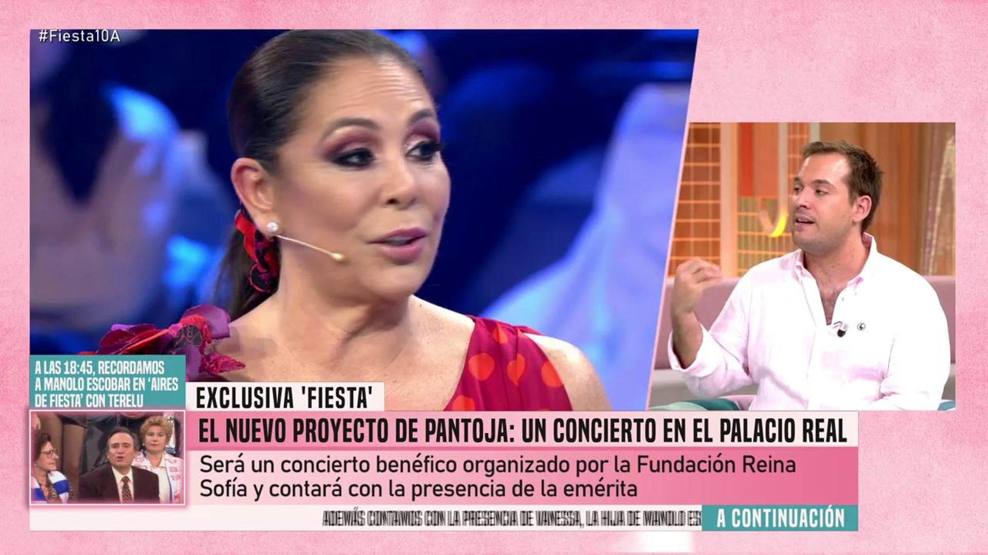 Saúl Ortiz detalla los nuevos proyectos de Isabel Pantoja