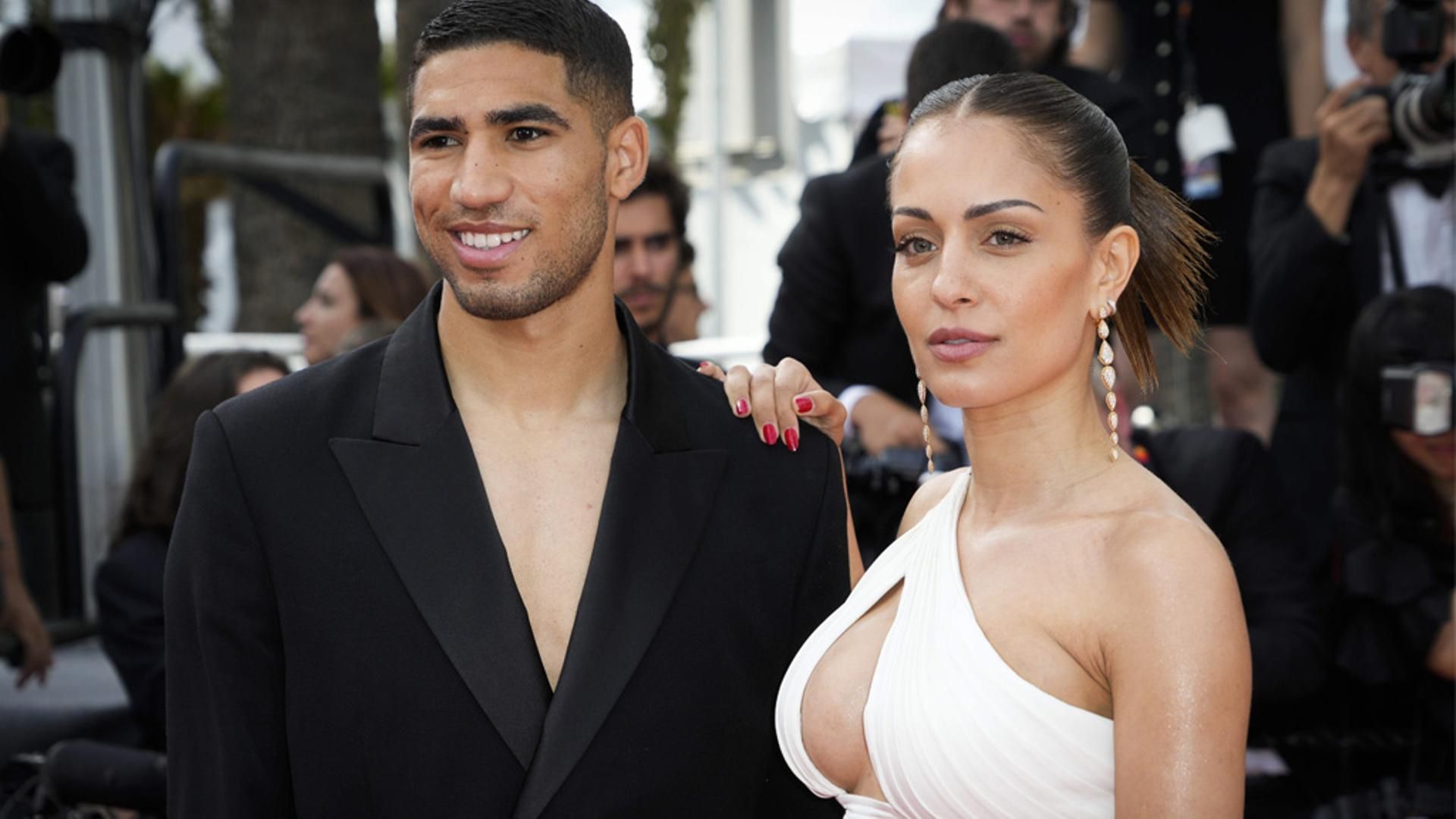 Achraf Hakimi e Hiba Abouk