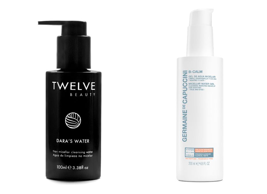 Agua micelar Dara’s Water de Twelve Beauty (38 €) y Gel de Agua Micelar de Germaine de Capuccini (33,40 €)