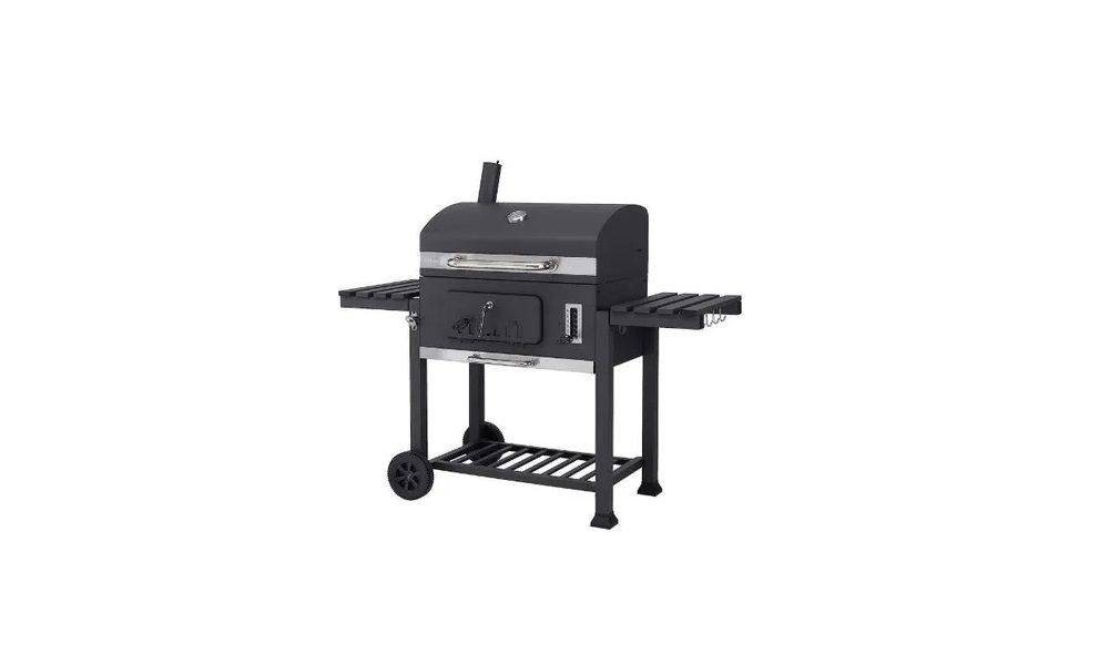 Barbacoa de carbón de tamaño grande Trepo Grillwagen Toronto XXL