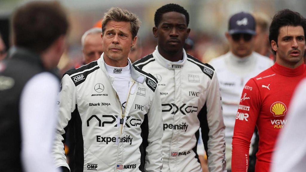 Brad Pitt en la película 'F1'