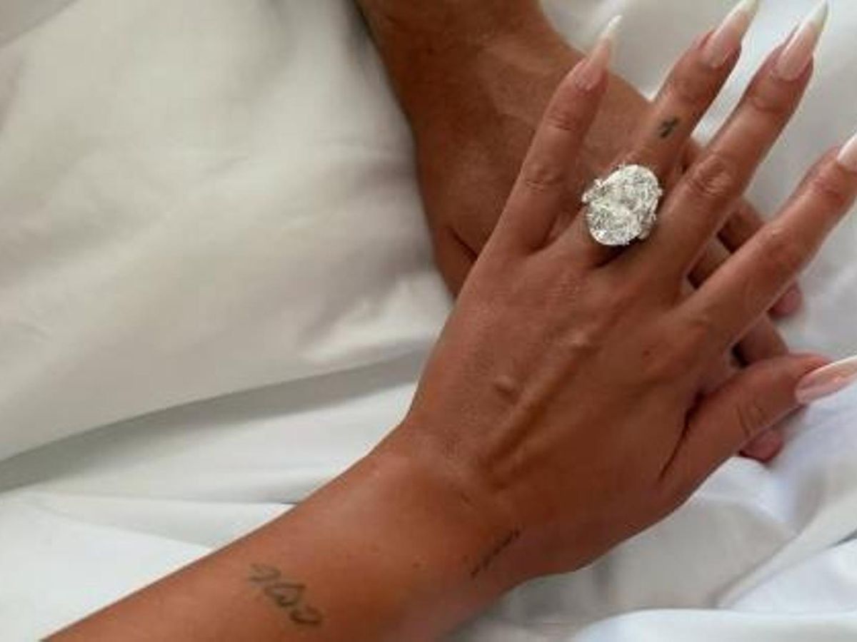 Georgina Rodríguez anuncia que se casa con Cristiano Ronaldo: el mensaje y el espectacular anillo