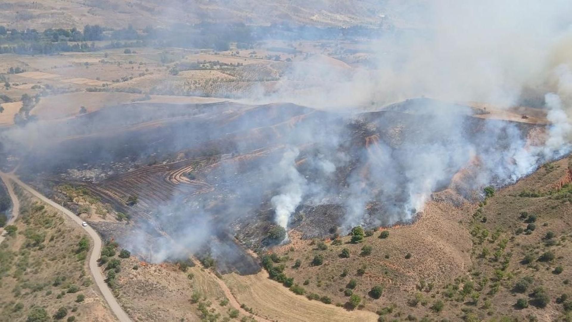 Incendio en Daroca, Zaragoza: el Gobierno de Aragón decreta hasta 20 zonas en alerta roja