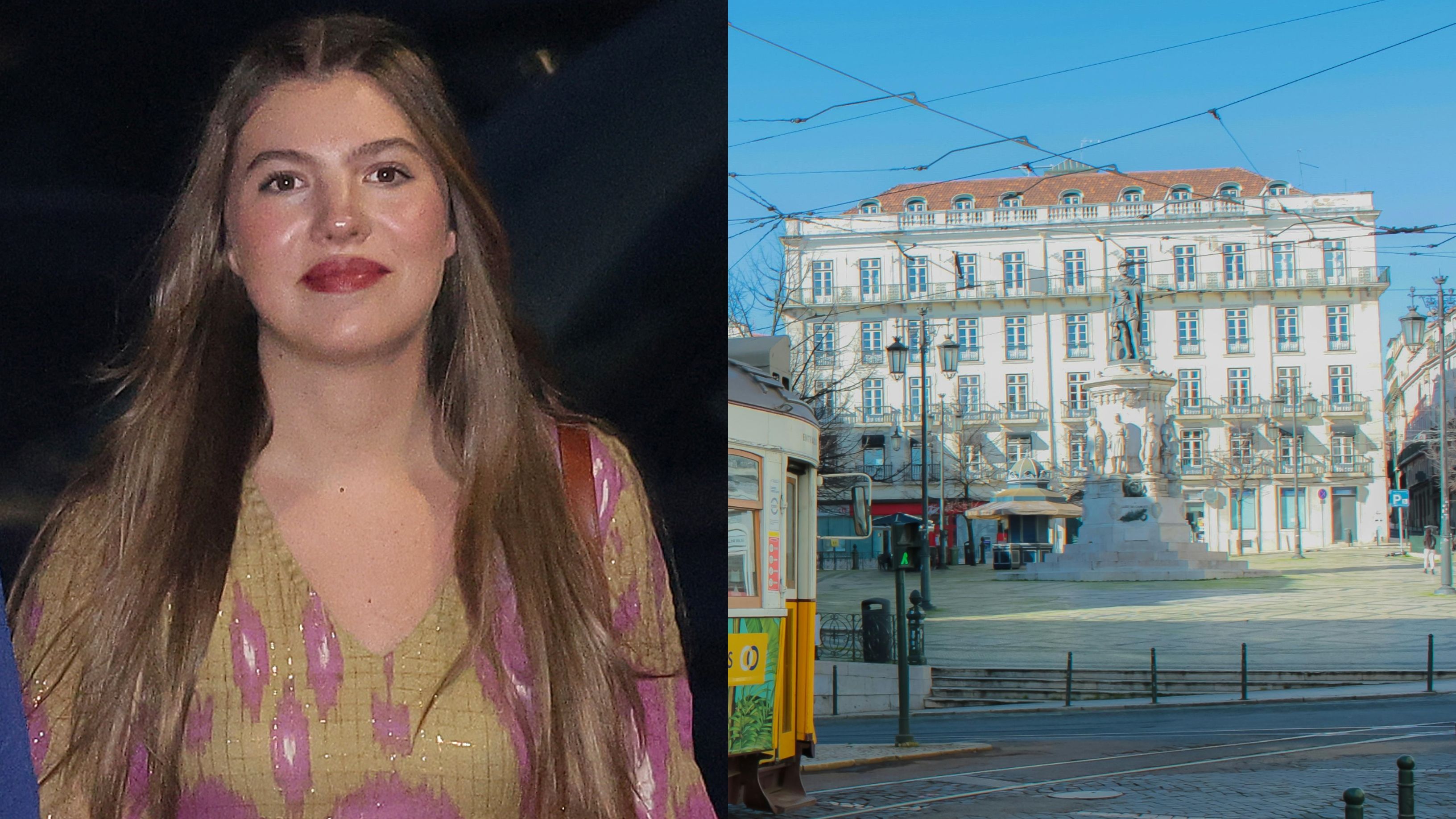 Infanta Sofía y barrio de Chiado, en un montaje de fotos
