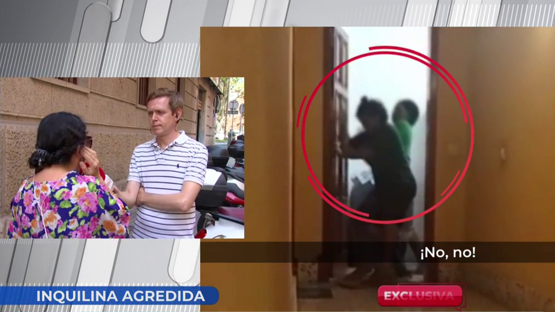 Las imágenes del infierno que vive una inquilina por el maltrato de su casero