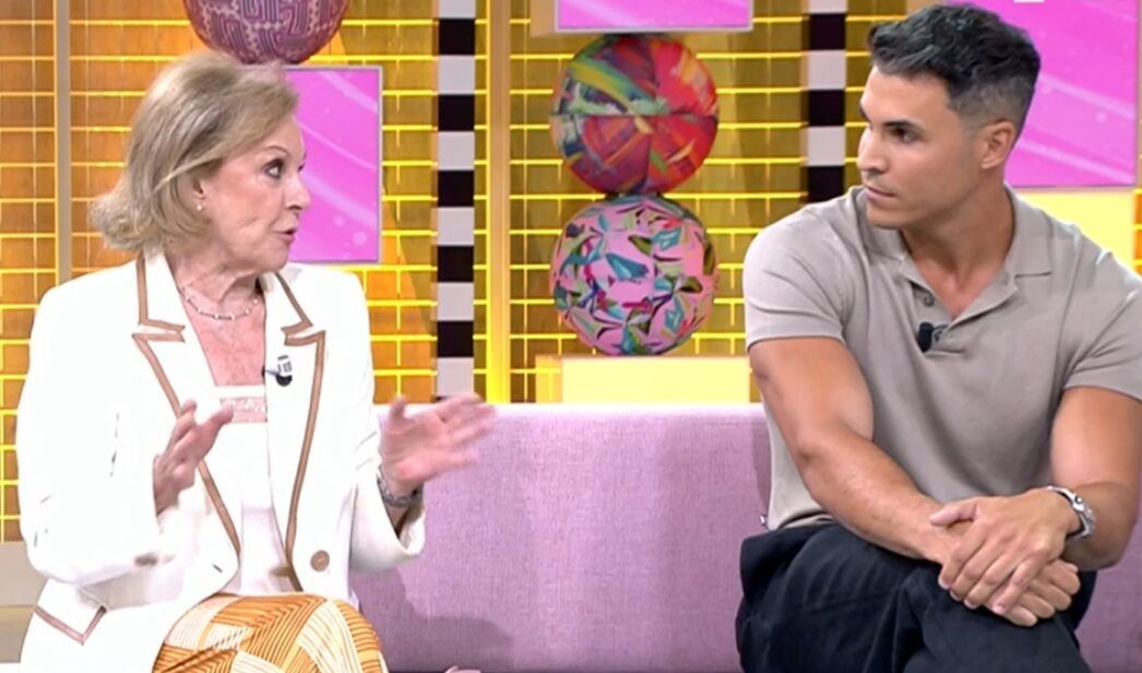 Paloma y Kiko en un plató