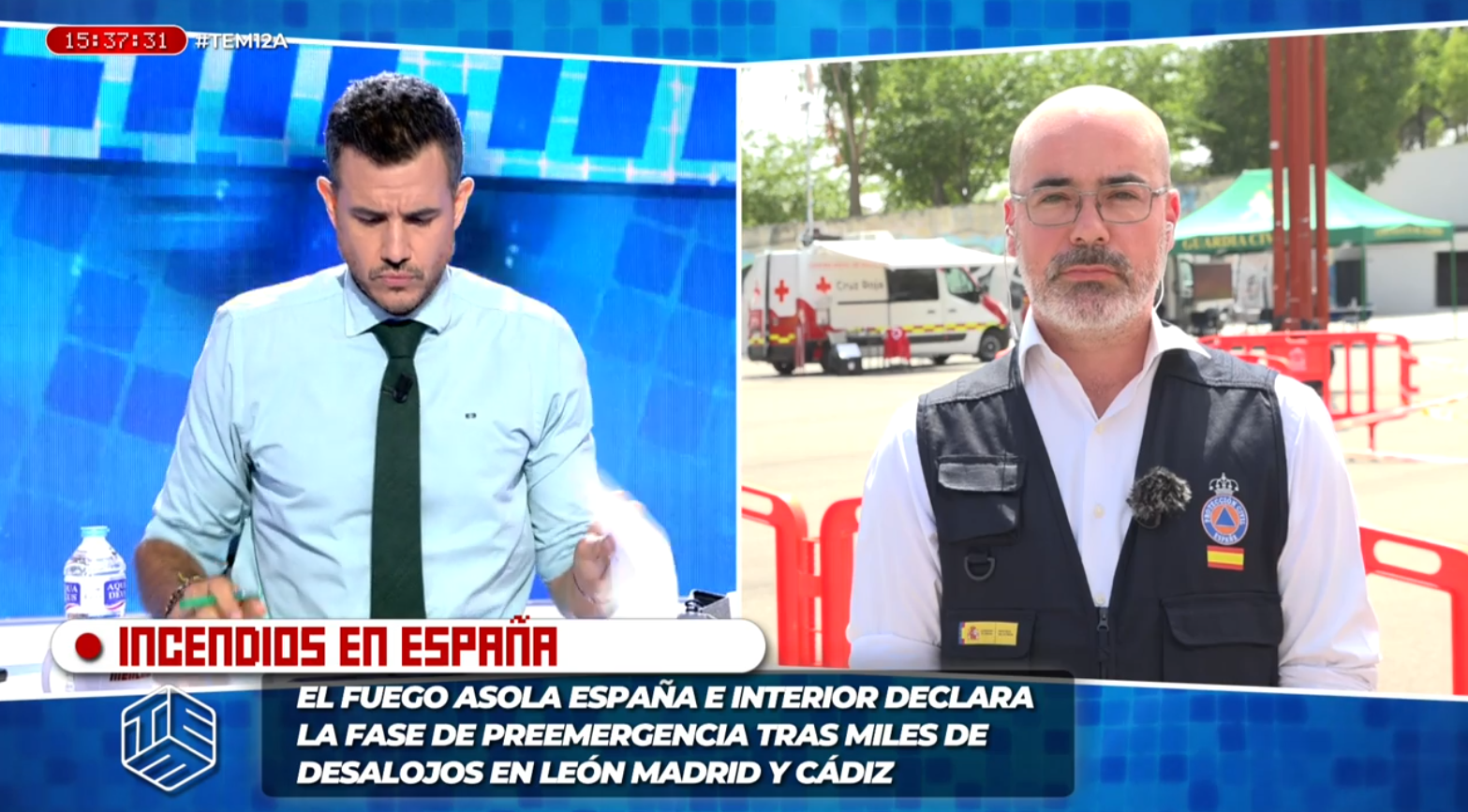 Así se encuentra el incendio de Tres Cantos en la Comunidad de Madrid