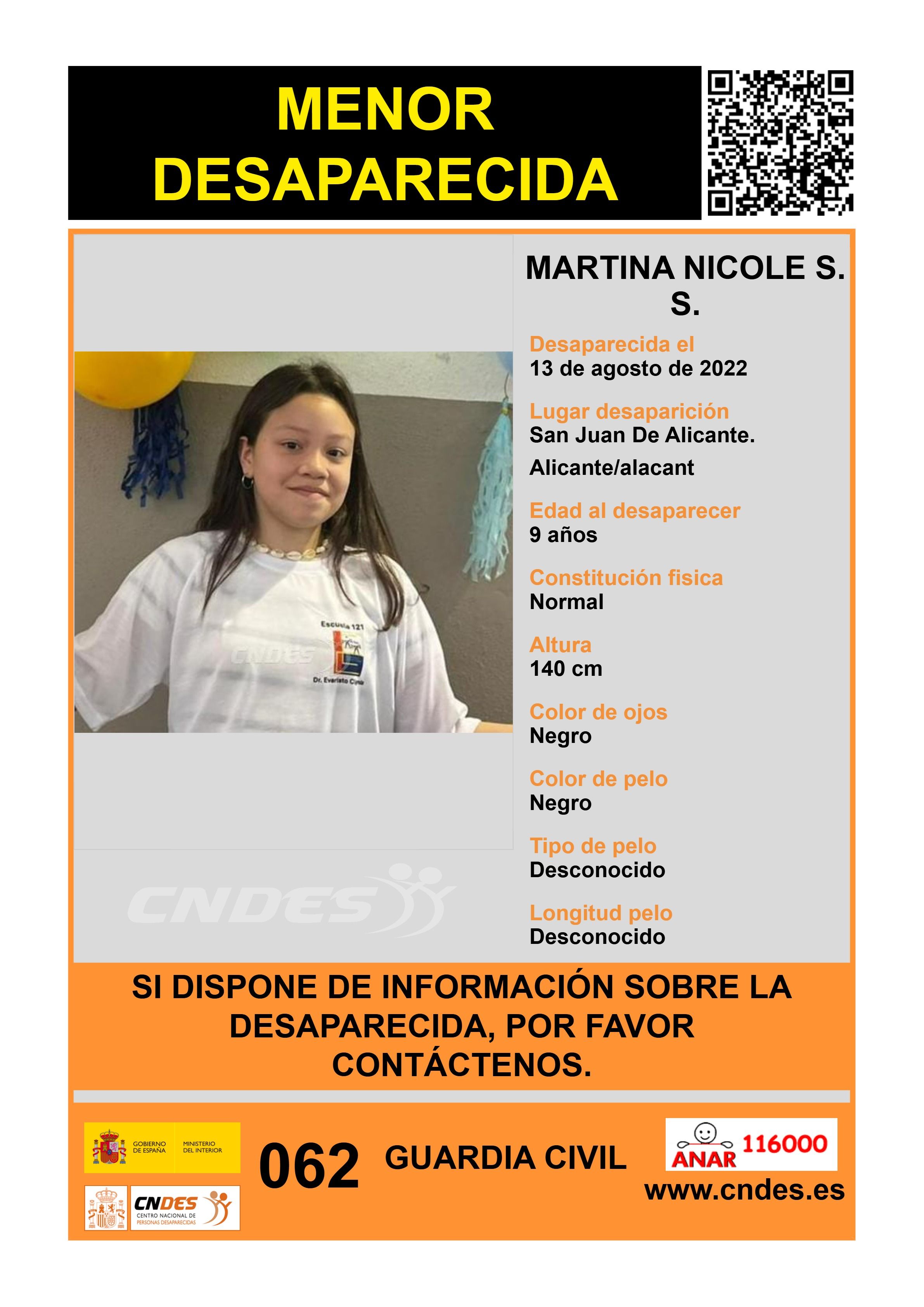 Cartel del CNDES de Martina Nicole