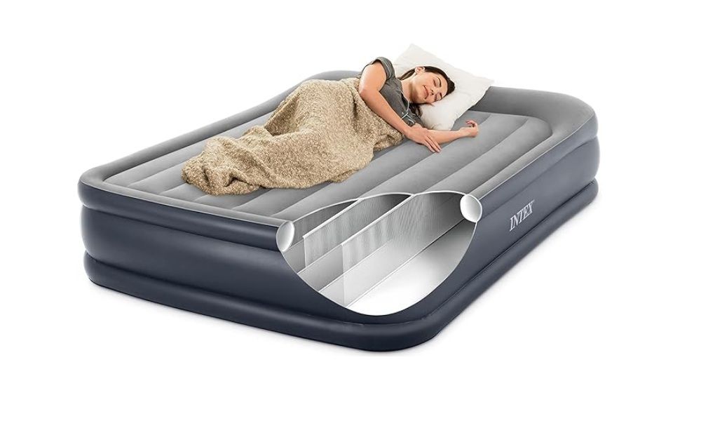 Colchón hinchable individual Deluxe Pillow Rest de Intex