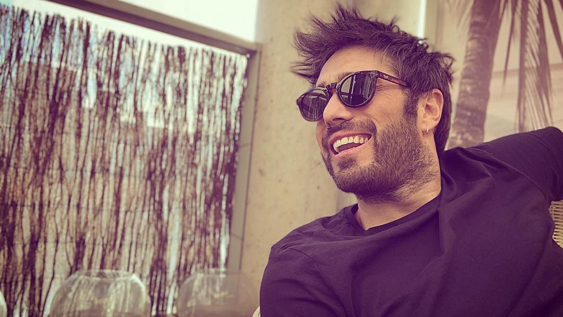 Dani Martínez, en su terraza