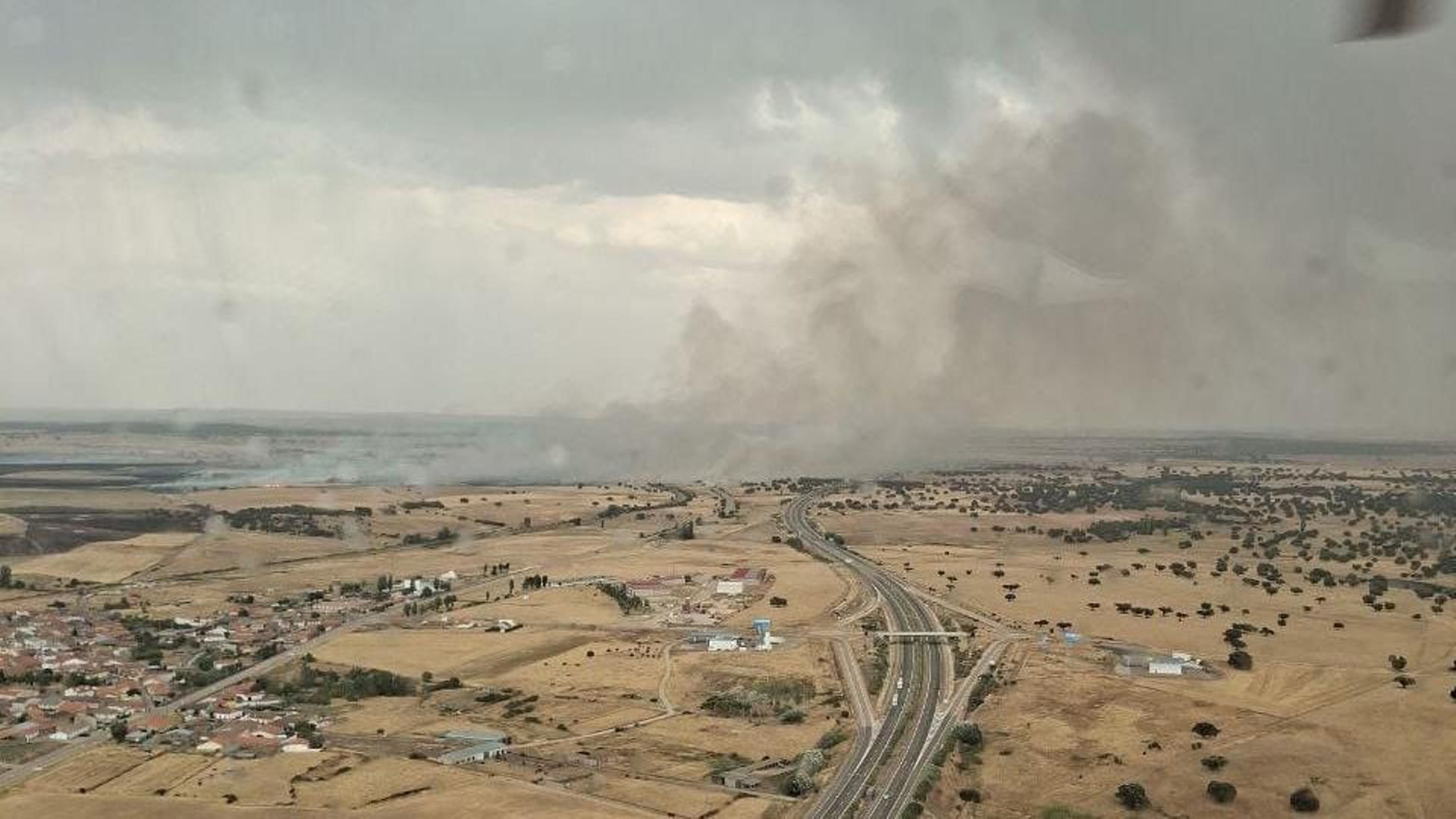 Incendio en Martín de Yeltes