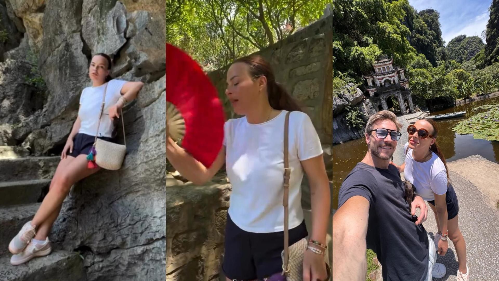 Marta Peñate y Tony Spina en Tam Coc