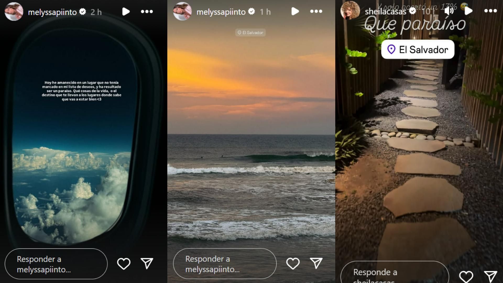 Melyssa Pinto y Sheila Casas están en El Salvador