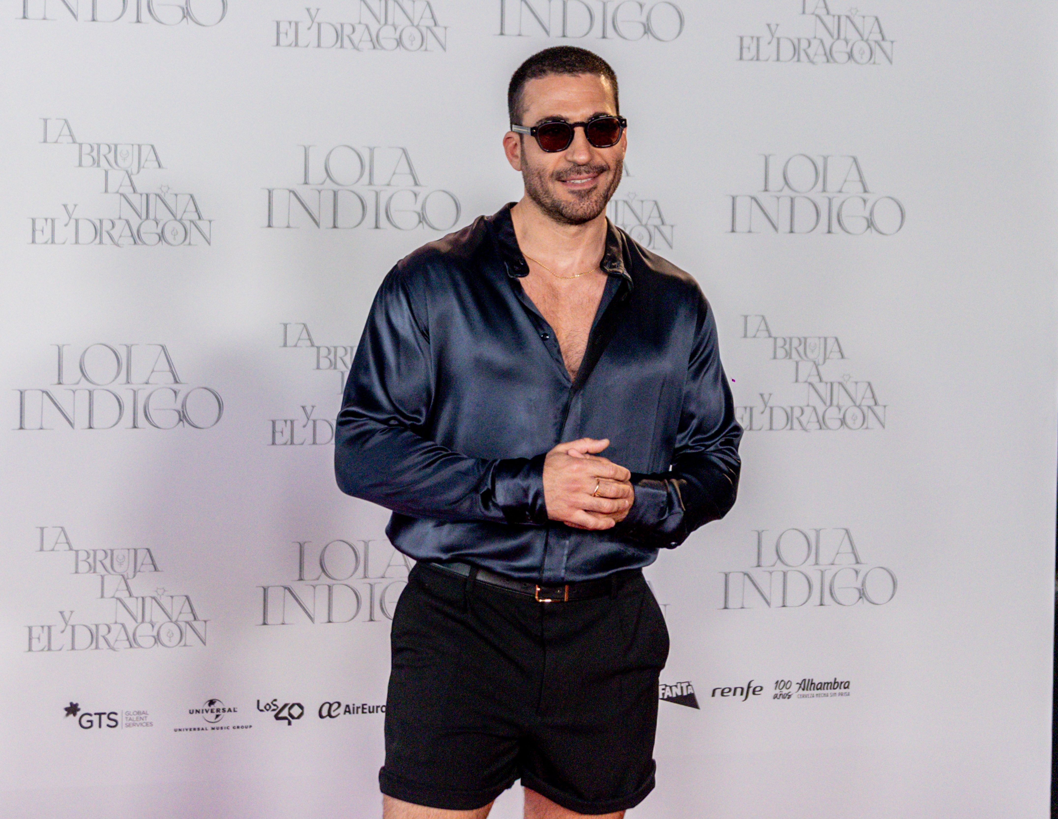 Miguel Ángel Silvestre, en el concierto de Lola Índigo