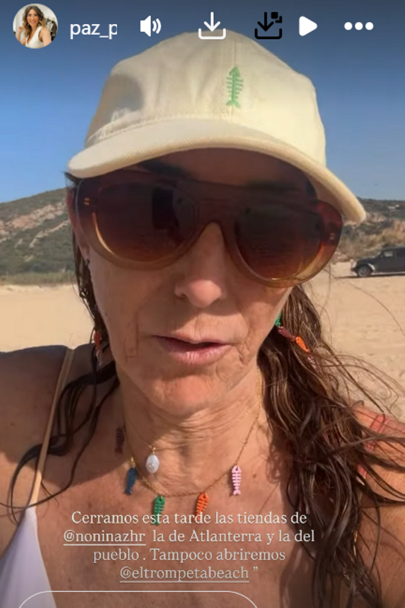 Paz Padilla cuenta cómo está viviendo el incendio que se ha desatado en la zona de los Alemanes