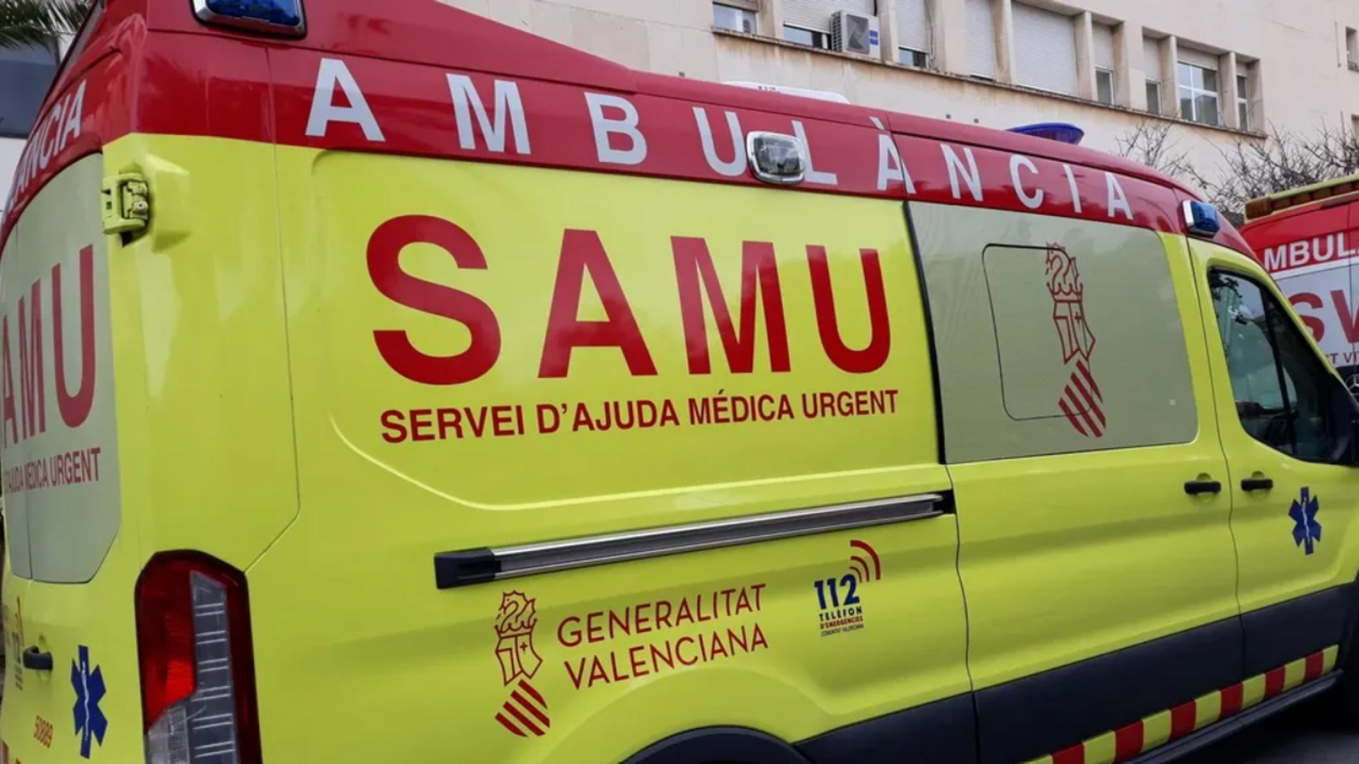 Una ambulancia del SAMU
