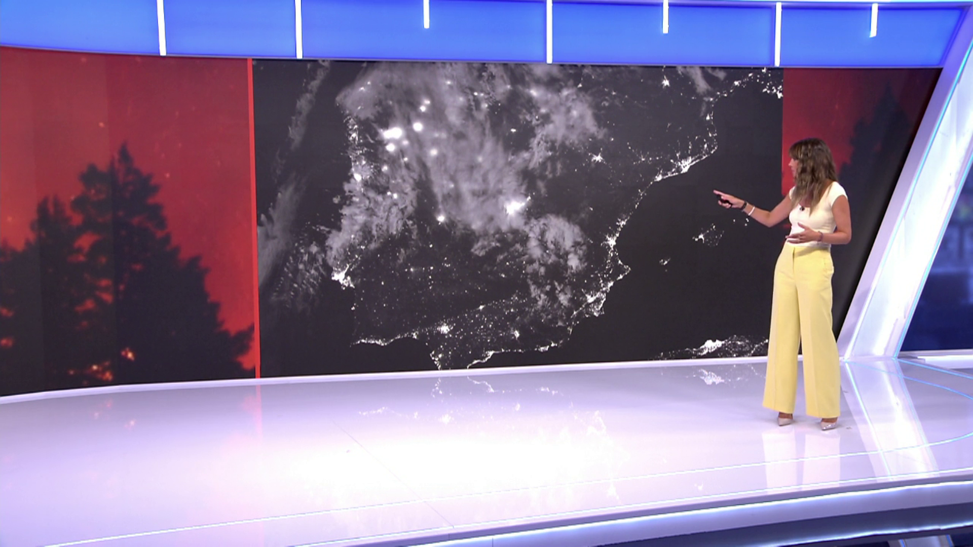 El impacto de los incendios, a vista de satélite: así se veía el 7 de agosto la Península y así se ve ahora