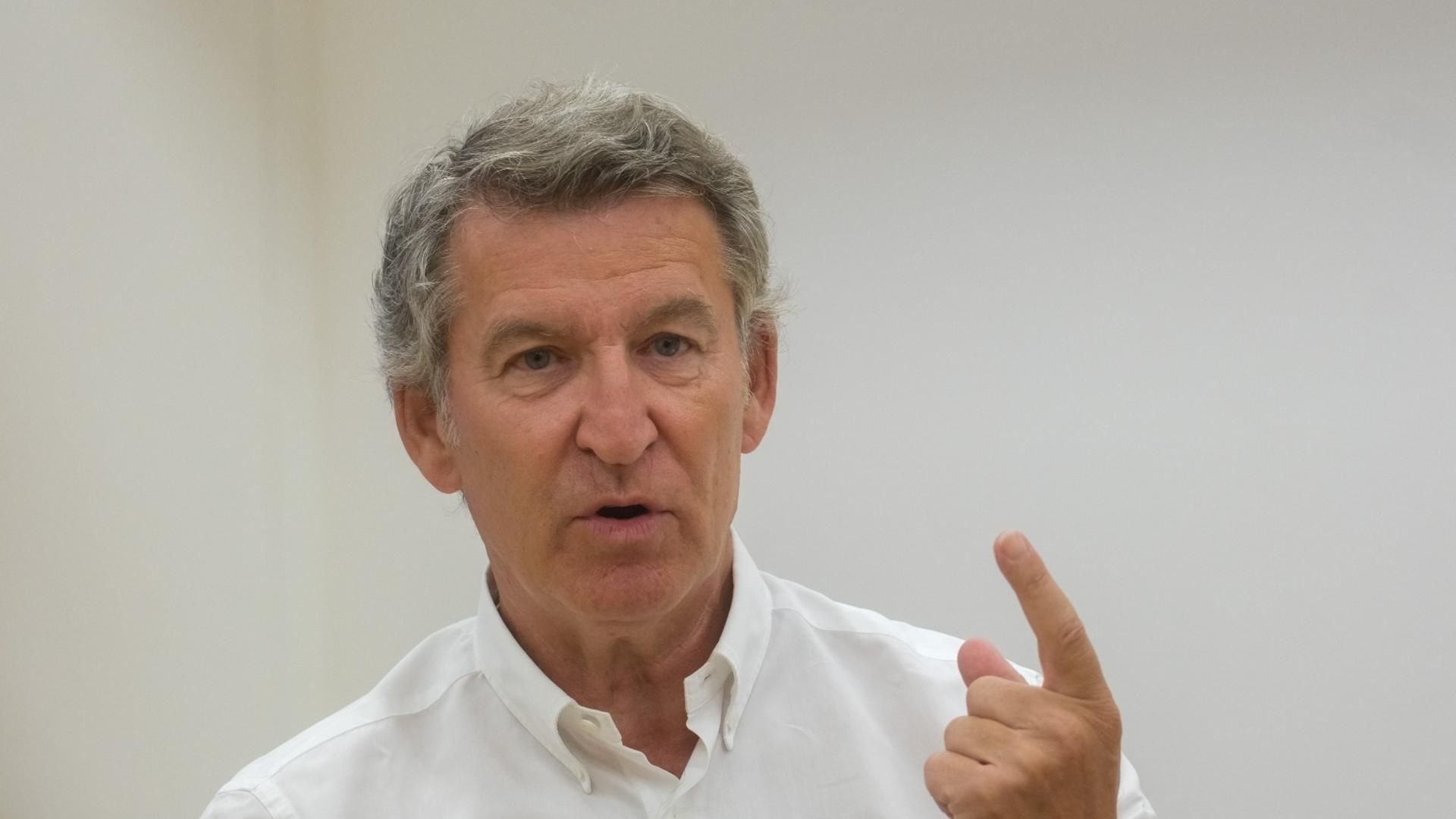 El líder del PP, Alberto Núñez Feijóo
