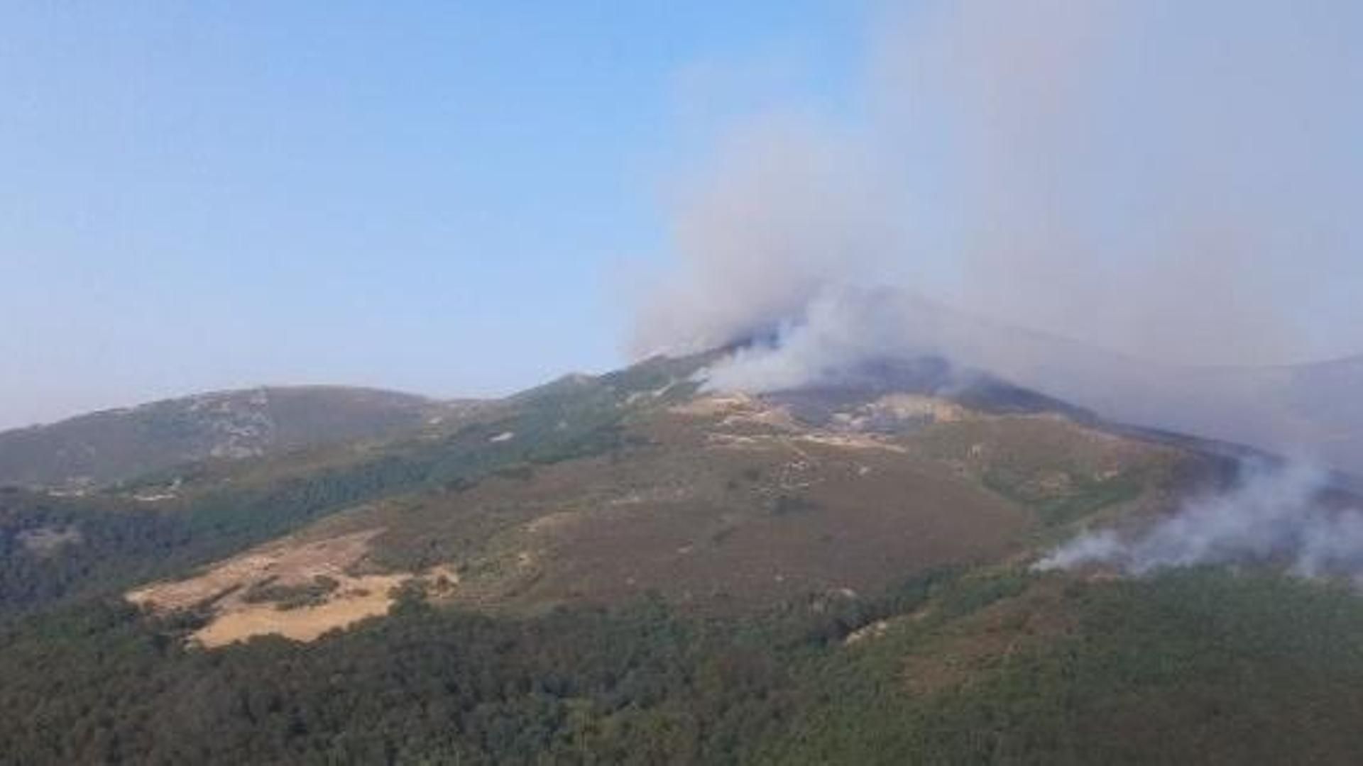 Incendio en Resoba, Palencia
