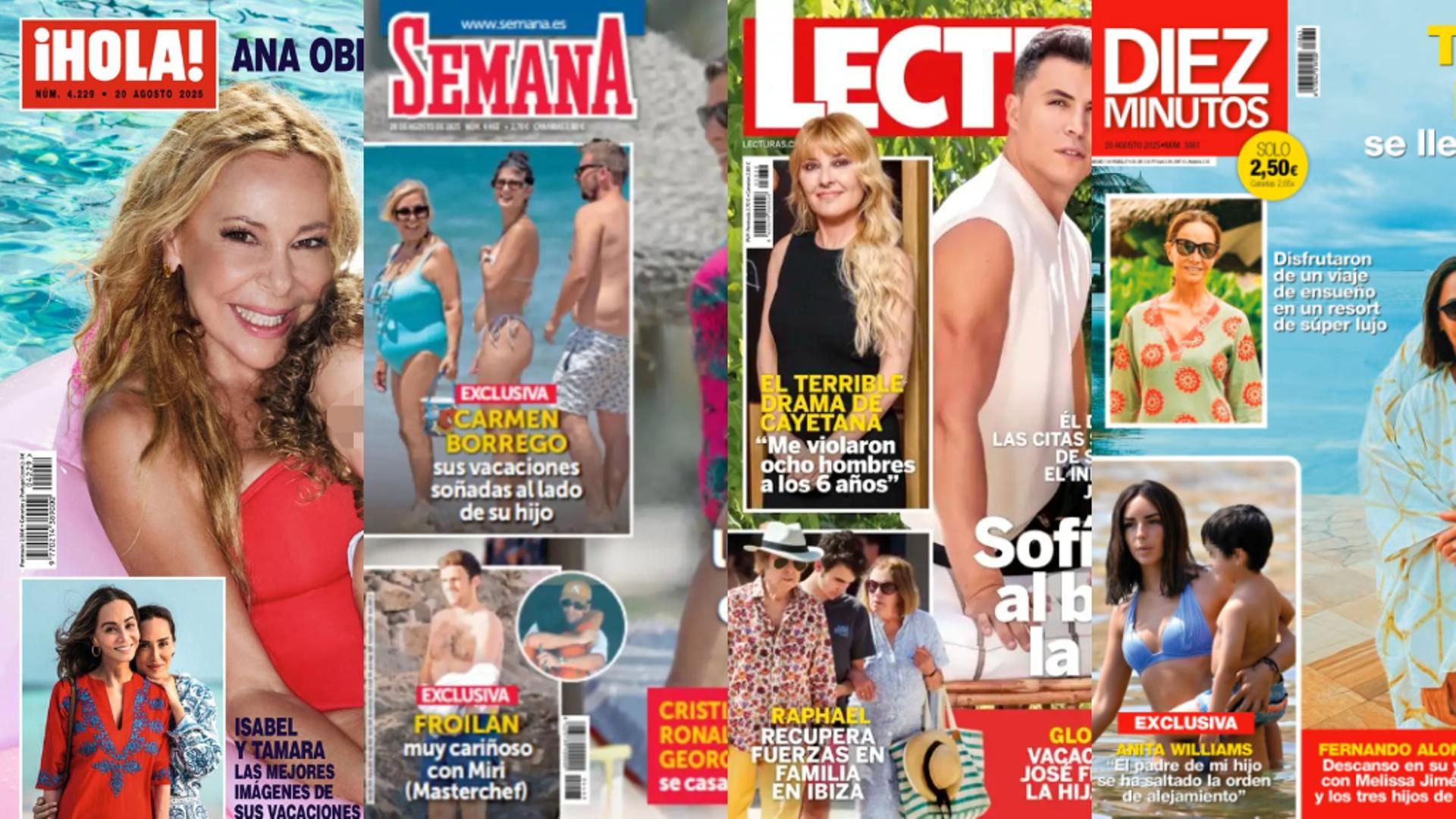 Las portadas del 13 de agosto