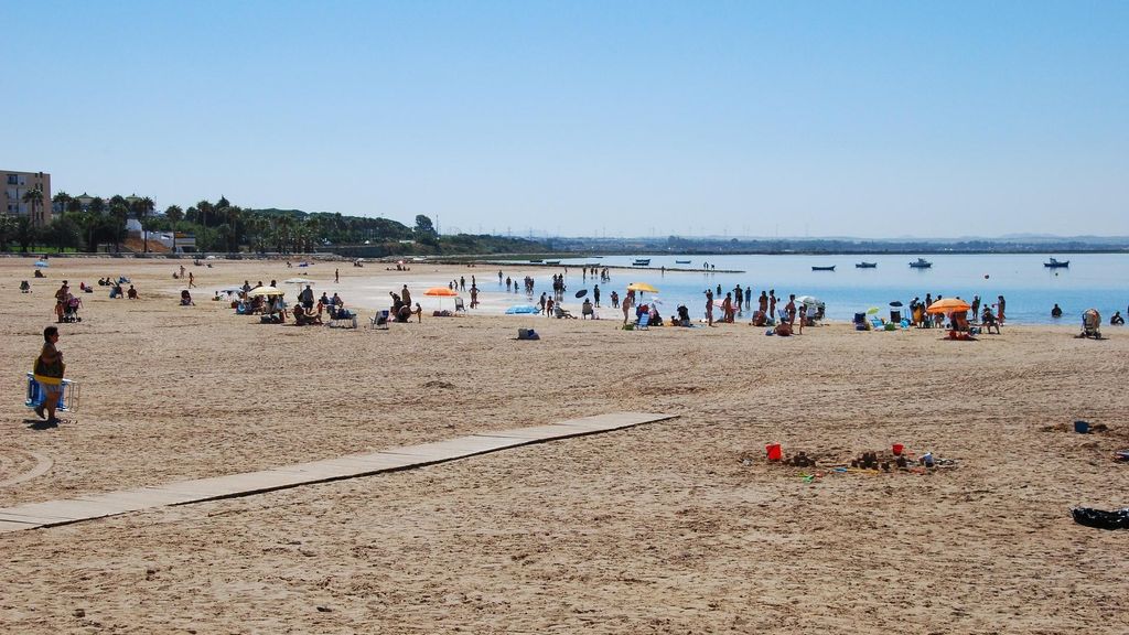 Playa de la Cachucha en Puerto Real