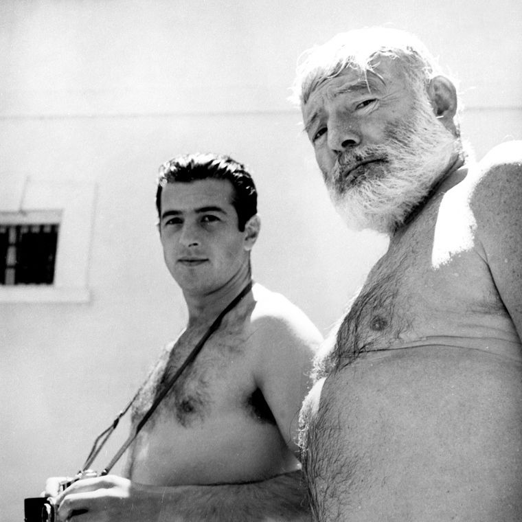 Antonio Ordóñez, con Ernest Hemingway